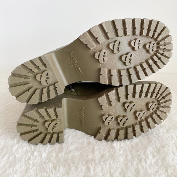 Sam&Libby Women's Camila Block Heel Boot Side Zip, Moss Green, Size 8 / 8.5 - Picture 14 of 15